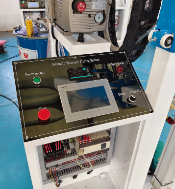 SPS-Steuerungssystem für automatische Trockenmittelabfüllanlage