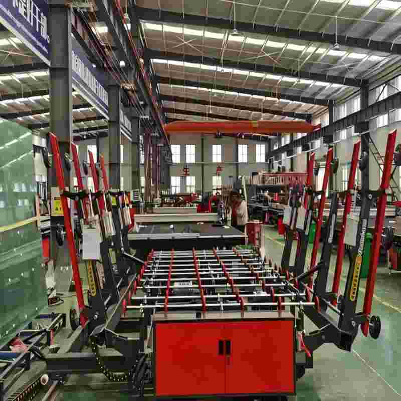 Fully Automatic Glass Cutting Line For Loading Transporting and Cutting ...