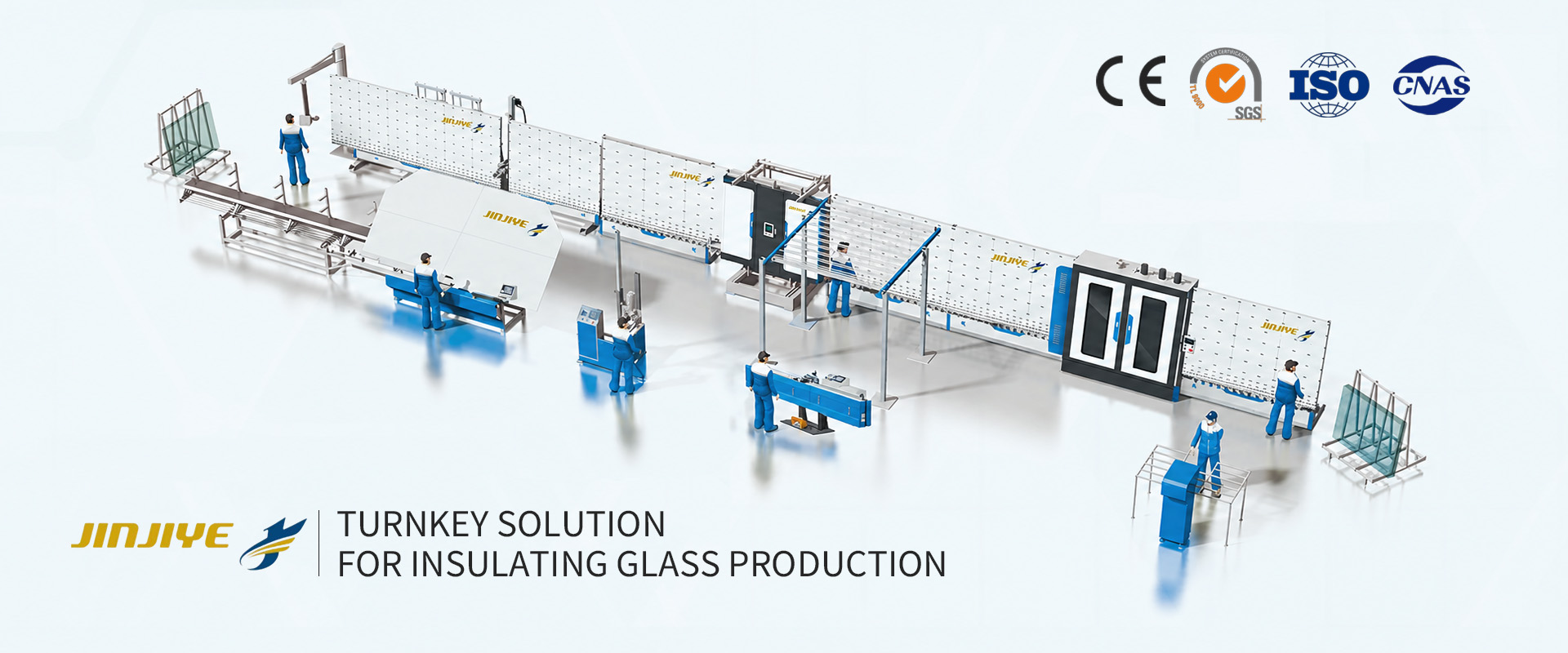 Isolierglas-Produktionslinie